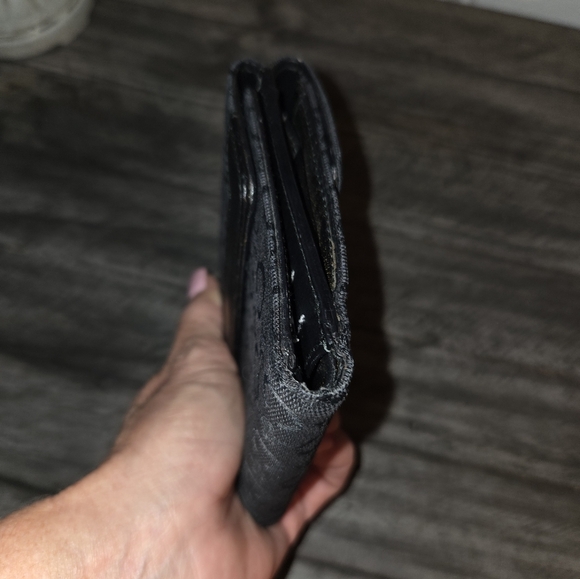 Celine Triomphe canvas and leather wallet - Picture 7 of 10